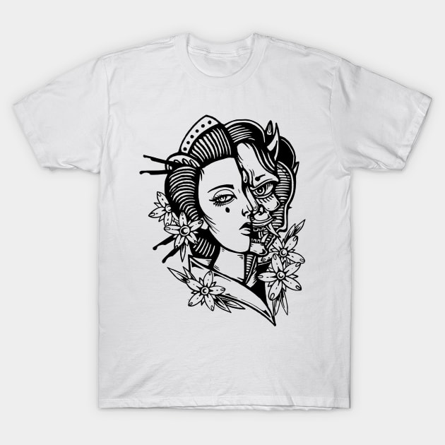 Geisha by Digent.ink T-Shirt by uongduythien@gmail.com